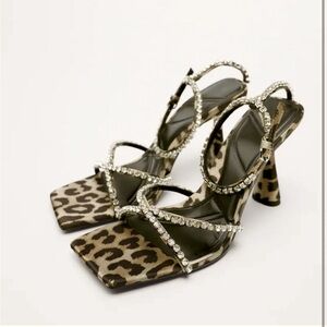 Leopard Zara sandals